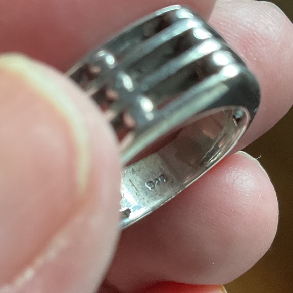 NWOT Sterling Silver 925 Greek design ring Size US 6 - Picture 6 of 13